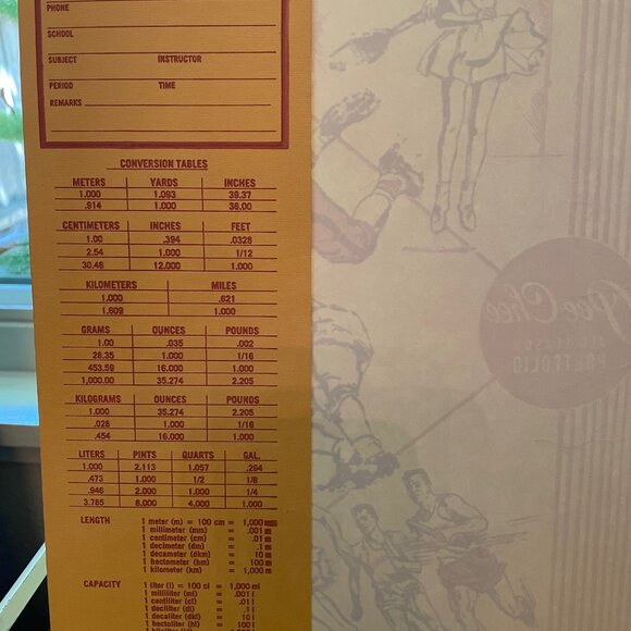 3 Vintage Pee-Chee All Season Portfolio/Orange 3 for $80.00 - Picture 9 of 16